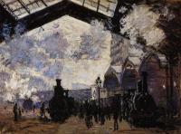 Monet, Claude Oscar - The Saint-Lazare Station